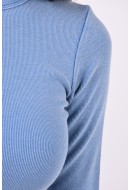 Bluza Dama Jjxx Jxfeline Str Rib Tee Silver Lake Blue